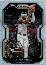 2020-21 Panini Prizm Torrey Craig #7 Silver Prizms Denver Nuggets 3K