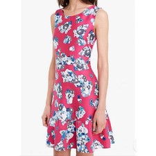 Diane von Furstenberg DVF Topanga Mikado Flowers Fit and Flare Dress 4