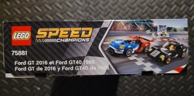LEGO SPEED CHAMPIONS 75881: 2016 Ford GT & 1966 Ford GT40, New & Factory Sealed 
