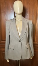 Tahari Arthur S Levine Women  s Blazer Taupe - Size 10