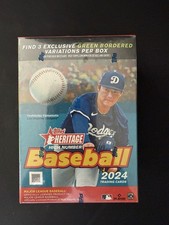 2024 Topps Heritage High Number Baseball Sealed Blaster Box! Skenes Yamamoto RC!