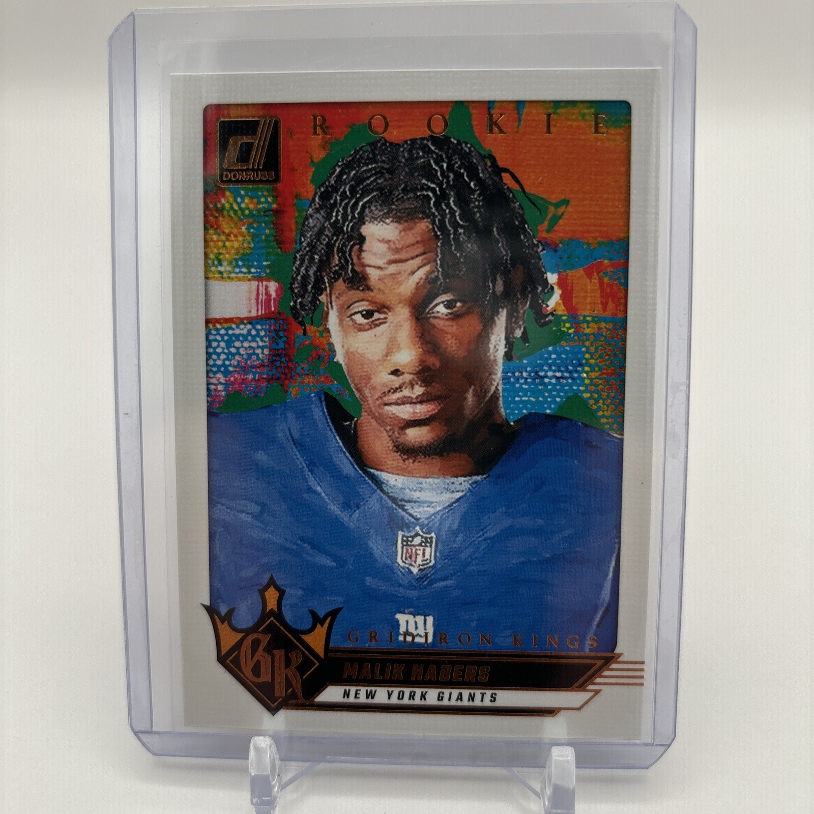 2024 Panini Donruss Football Gridiron Kings #11 Malik Nabers New York Giants