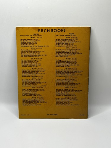 Arch Books Aloud! 2 Lively Bible Stories Set 20 - 7” 33rpm 1973 Vinyl With Book - Picture 9 of 10