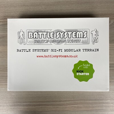 Battle Systems Tabletop Wargame Szenerie Sci-Fi Modular Terrain Set Kickstarter