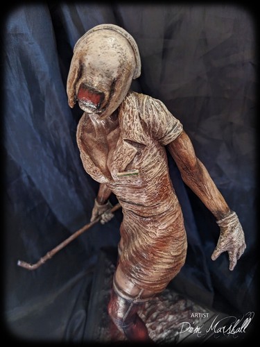 Silent Hill Figure, Escultura Estatua Handmade Kit Resin. nurse - Picture 4 of 10