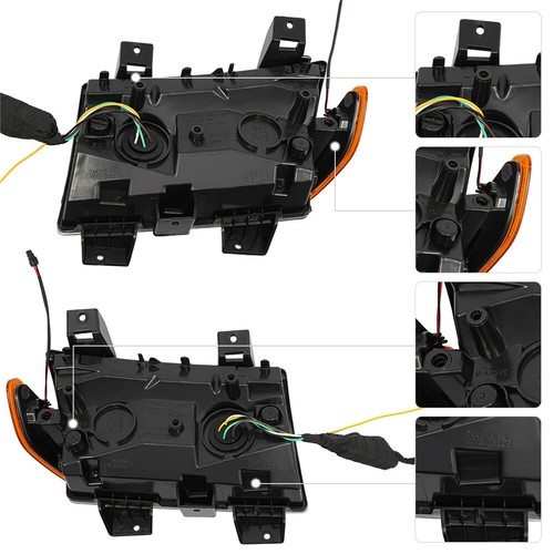 LED Turn Signal Light w/DRL Right Side 55112884AF For 2018-2022 Jeep Wrangler JL - Picture 4 of 16