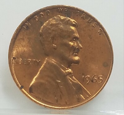 1965 Lincoln Cent / Penny | BU 1 c | Memorial | RED | Special Mint