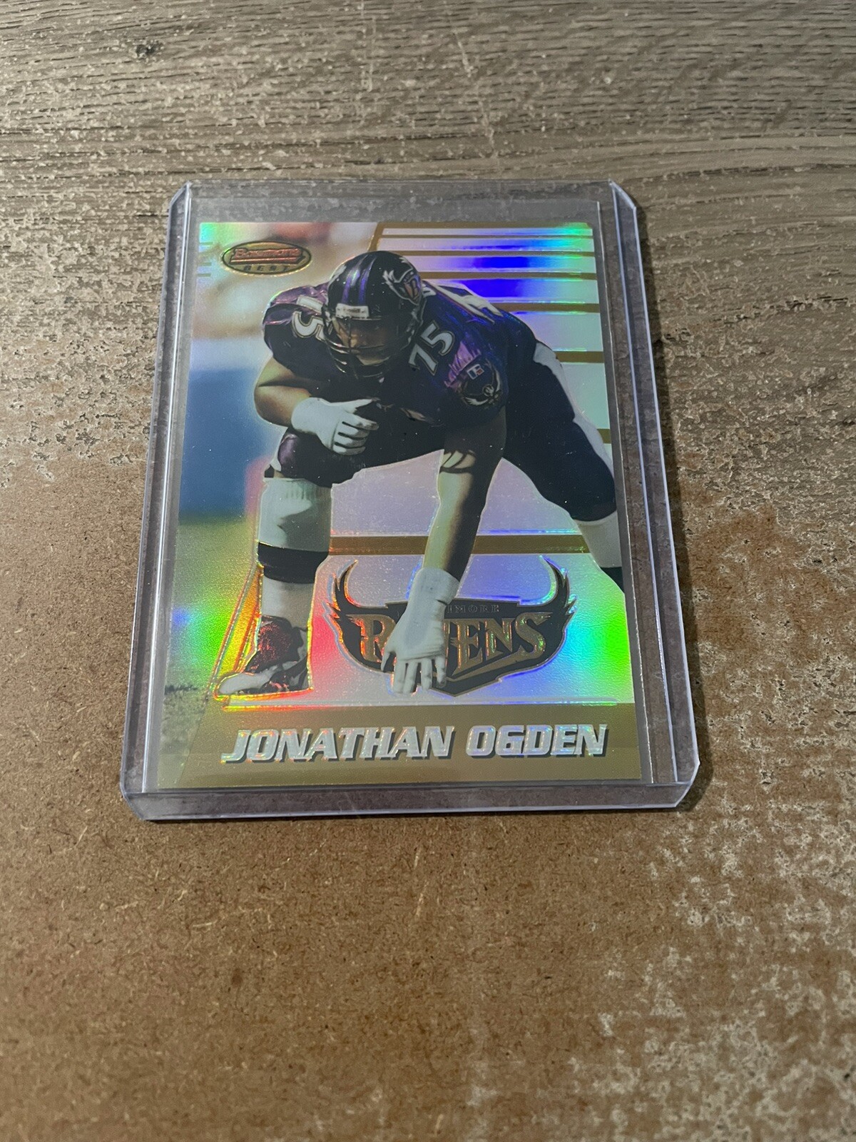 1996 Bowman's Best  Refractor Jonathan Ogden #148 Rookie RC HOF