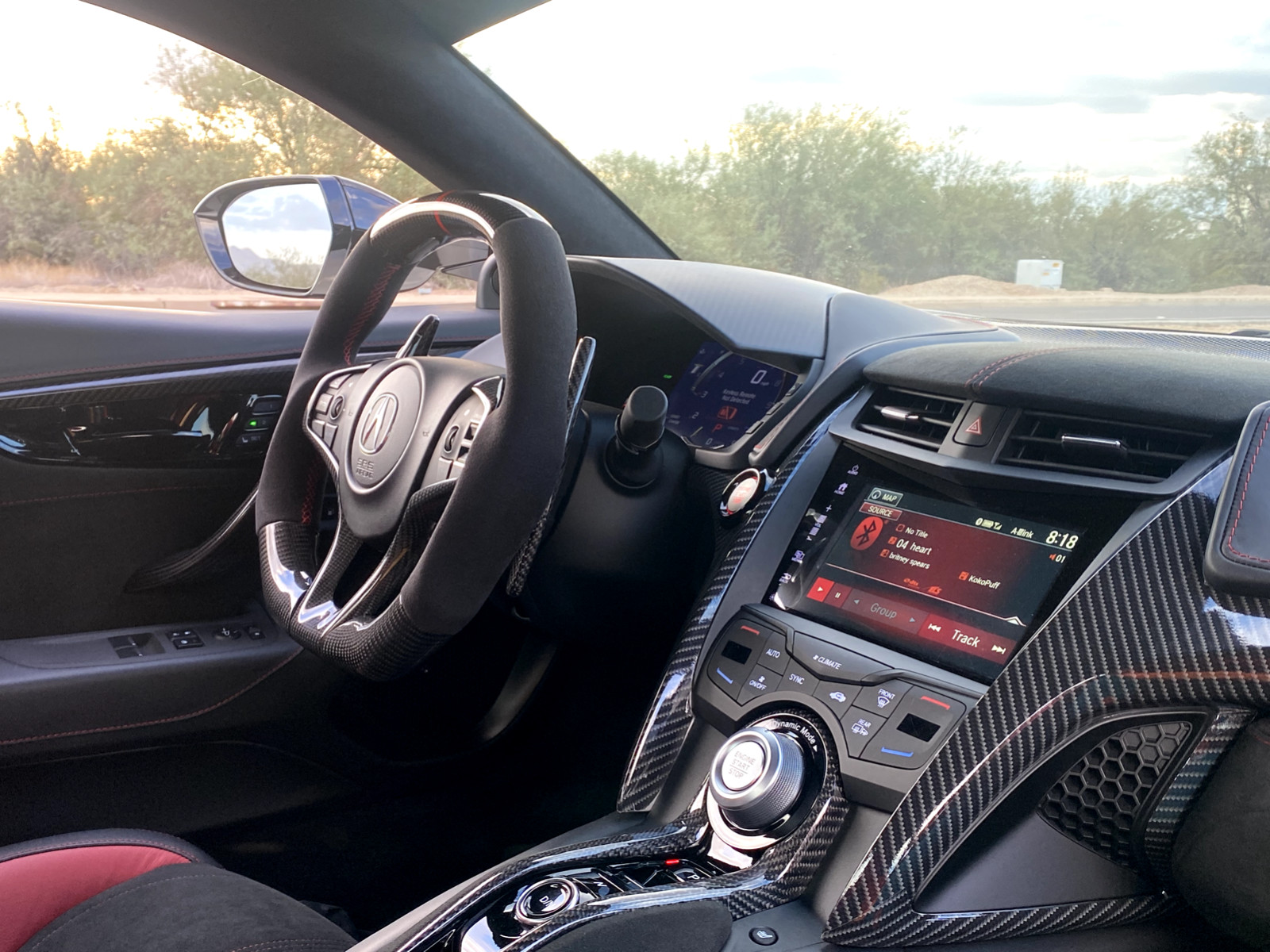 2017+ 2nd gen 17-22 Acura NSX Bespoke OEM Carbon Fiber Extended Paddles