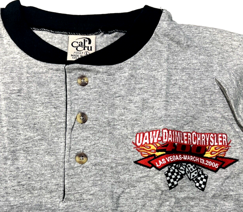 Camiseta deportiva vintage Nascar UAW-Daimler Chrysler 400 2005 (talla mediana) - Imagen 3 de 5