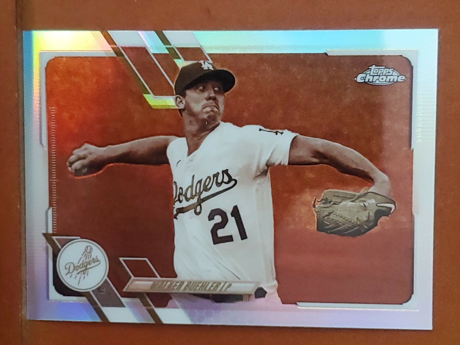 2021 Topps Chrome Sepia Refractors #157 Walker Buehler DODGERS 