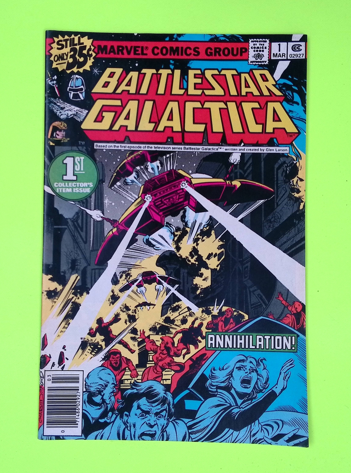 Battlestar Galactica #1 Vol. 1 1979 Marvel Comics Mid Grade Comic Book ...