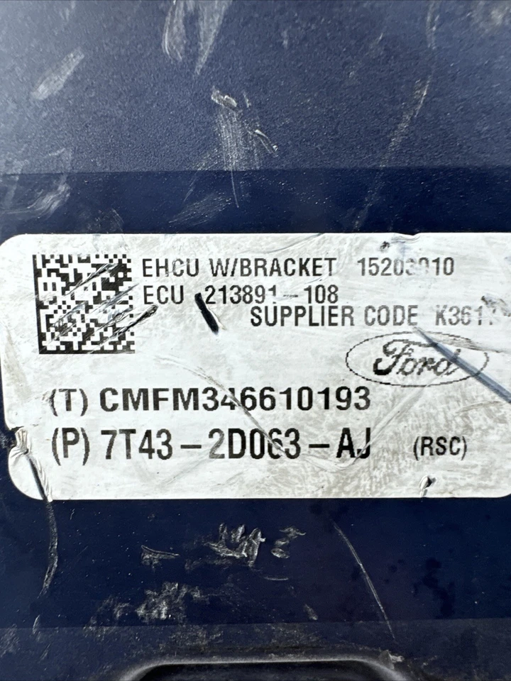 07 2007 Ford Edge Lincoln MKX ABS BOMBA DE FRENO ANTIBLOQUEO 7T43-2D063-AJ Foto 2 de 4