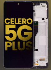 For Boost Mobile Celero 5G Plus 2023 LCD Display Touch Screen Digitizer Frame