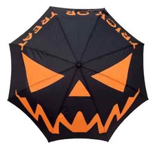 Halloween Umbrella Pumpkin Trick R Treat Jack O Lantern Punk Horror Gothic Gift