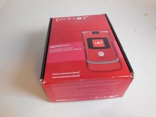 A5 Sprint Vintage RED MotoRazr and RED Blutooth Earpiece AIDS edition 