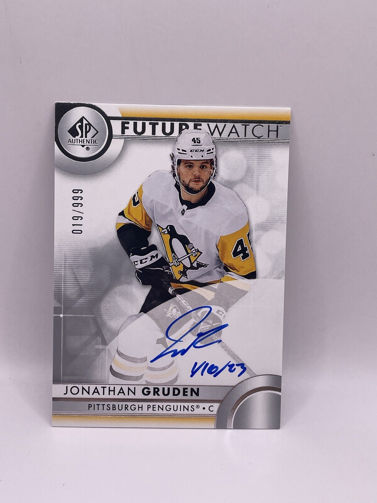 2023-24 SP Authentic Future Watch Auto Jonathan Gruden #19/999 Inscription