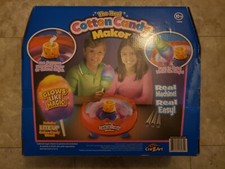 CRAZART THE REAL COTTON CANDY MAKER MACHINE LITE UP WAND GLOWS LIKE MAGIC