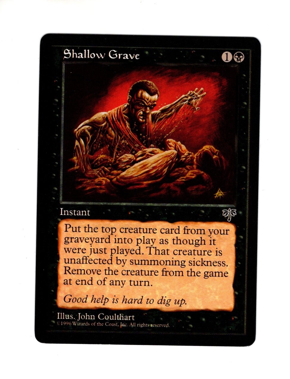 Shallow Grave Mirage NM MTG Magic the Gathering g