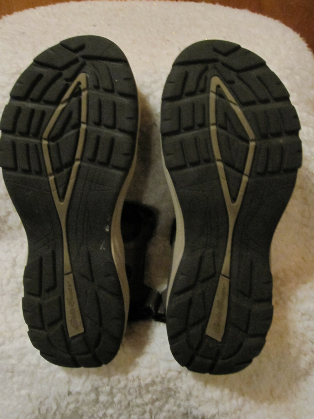 Mens EDDIE BAUER Atlas 2 Strap Hook & Loop Slingback Sandals 180362 BROWN 9M image 4