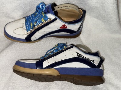 Dsquared 1964 Damen Sneaker Weiß Blau Gr 36