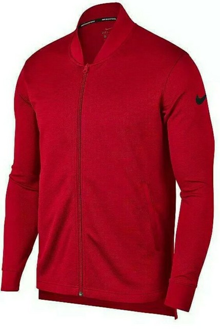 red nike jacket zip up