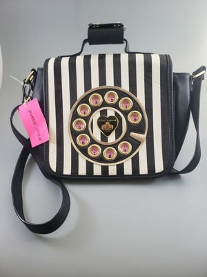 betsey johnson rotary phone purse