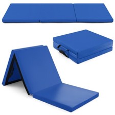 6 x 2' Tri-fold Folding Gym Exercise Mat w/Handles and Removable Zippered Cover