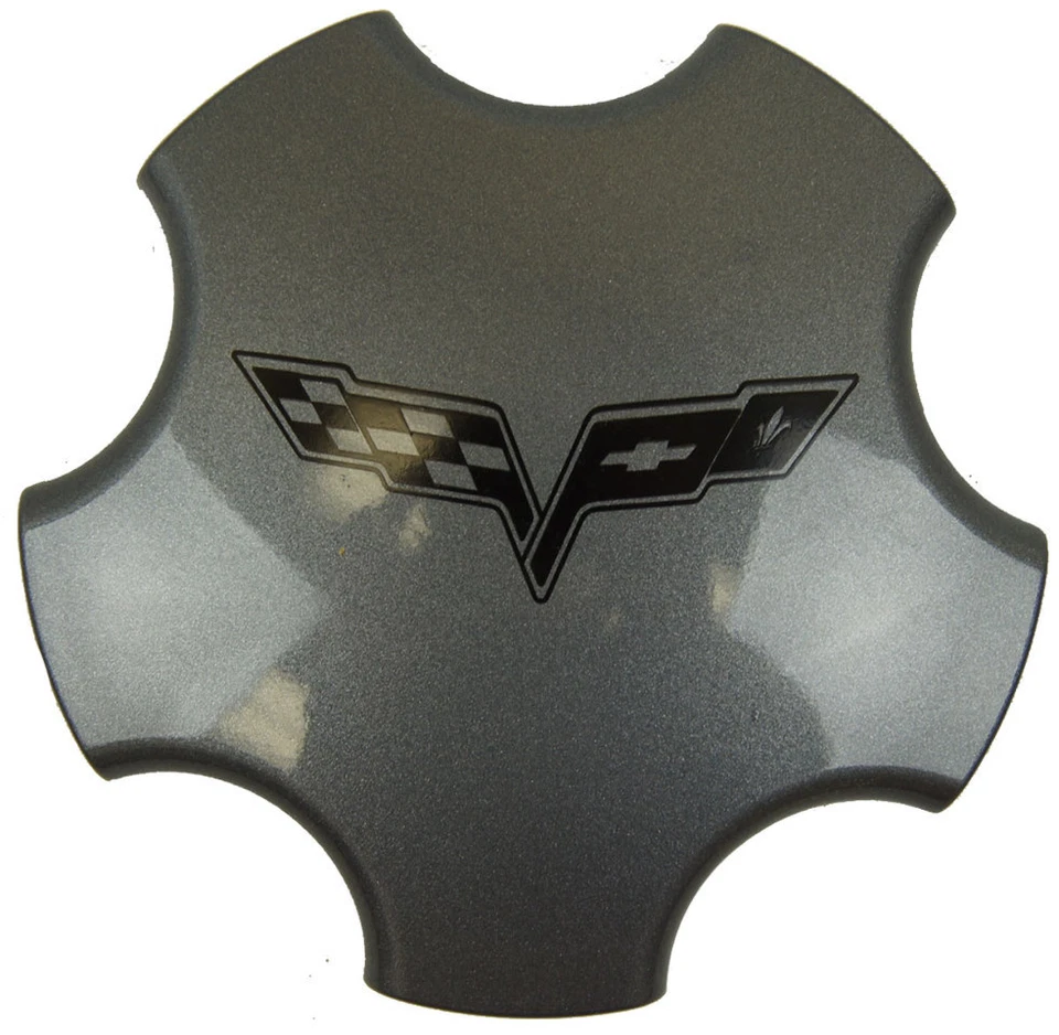 2005-2007 Chevrolet Corvette C6 Competition Grey Wheel Center Cap New 9596830 - Image 2 of 4