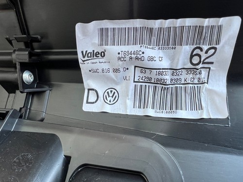 VW GOLF T ROC HEATER MATRIX 5WC816005 5WC816005D GENUINE - Picture 2 of 14