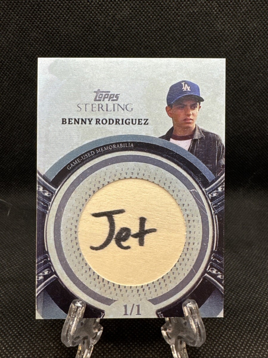 Benny “The Jet” Rodriguez - Bat Knob Relic Card Custom Made Real