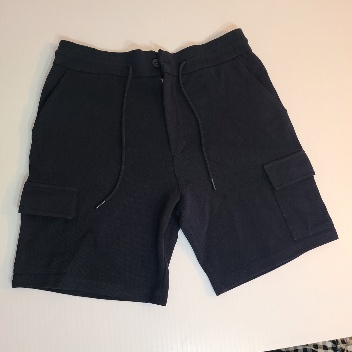 Zara Men's Cargo Shorts Black Size L 0526 425 401 | eBay