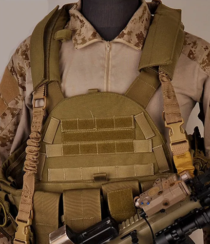 Heavy Duty Tactical Single Point Gun Rifle Sling Adjust & Quick Detach ...