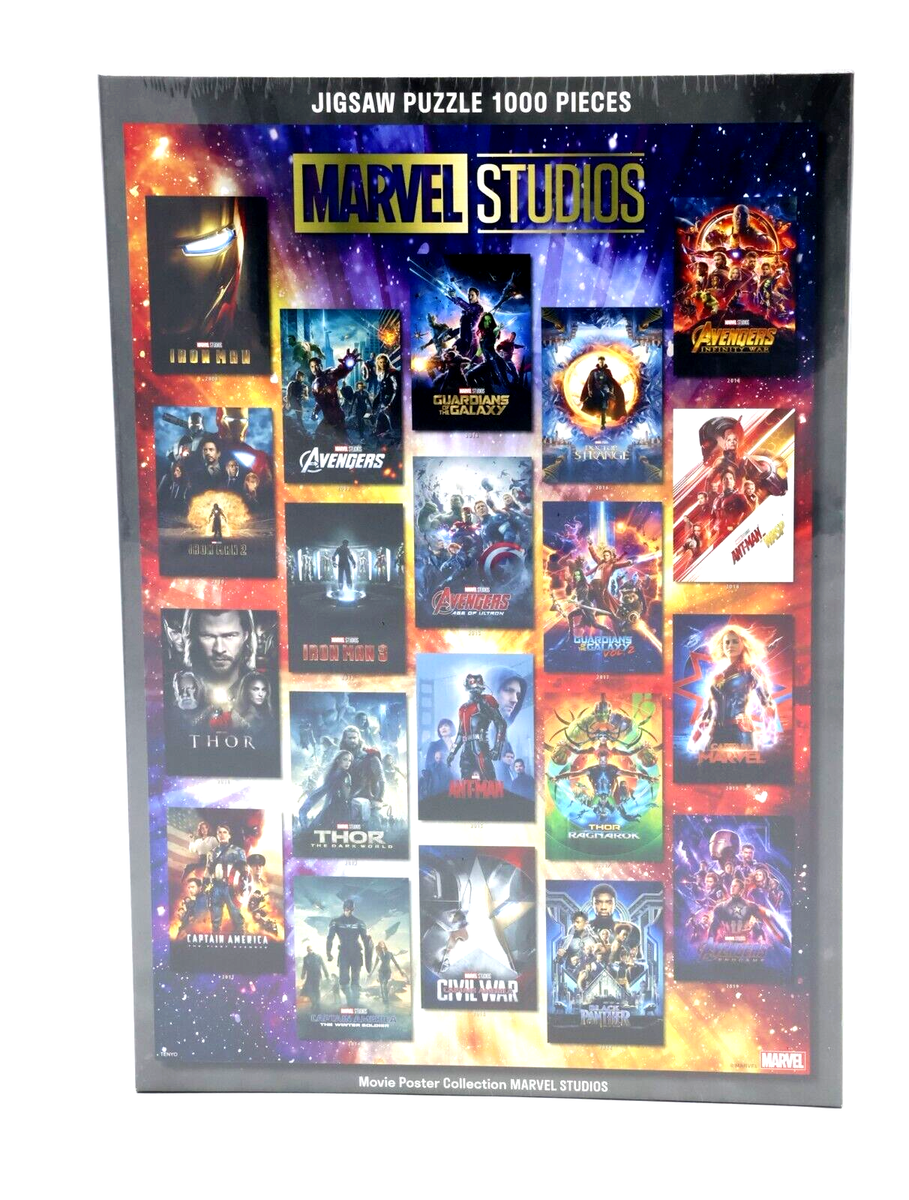 1000 Piece Jigsaw Puzzle Marvel Movie Poster Collection MARVEL