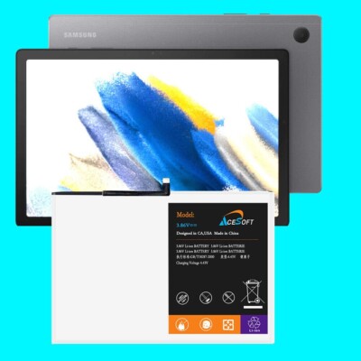 Large Power 7200mAh Excellent Battery for Samsung Galaxy Tab A8 LTE 10.5'' X205N