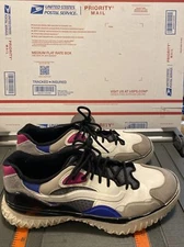 VANS City TRL Multi Black Purple True White Smart Rubber Shoe Men US 8 Women 9.5