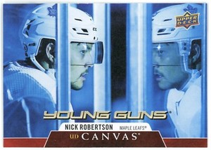 2020-21 Upper Deck Series 1 Nick Robertson Young Guns Canvas Rookie #C118