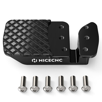 NICECNC Aluminum Brake Pedal Extender Für Can Am Maverick X3 TURBO 4X4 2017-2023