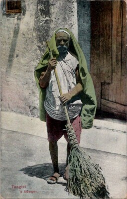 Tangier A Sweeper Vintage Postcard Wpc6