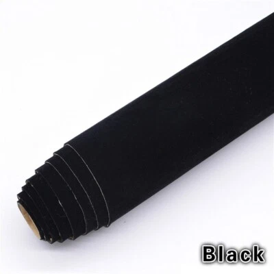 MARKENLOS Weich Selbstklebend samt Stoff Velour Filz Sticker Vinyl Film Basteln Auto Dekor