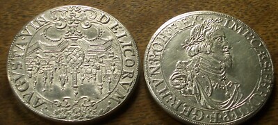 1639 BOX THALER DOLLAR - GERMANY - MADE FROM CAST OF AN AUTHENTIC GERMAN THALER!