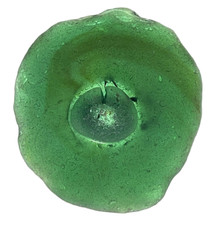 69 g 2.5" wide GENUINE TEAL Surf Tumbled FORMOSA SEAGLASS 2.5" collector item