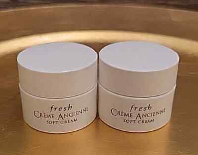 LOT OF 2 FRESH CREME ANCIENNE SOFT CREAM .23 fl oz each NWOB