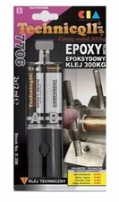 Liquid Metal Epoxy Adhesive Glue for Metals, Wood, Glass, Stone - 2 x 12ml (Bran