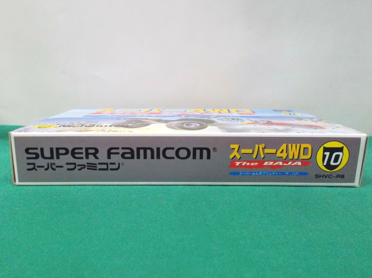 SNES -- SUPER 4WD: The BAJA -- Boxed. Can Save! Super famicom