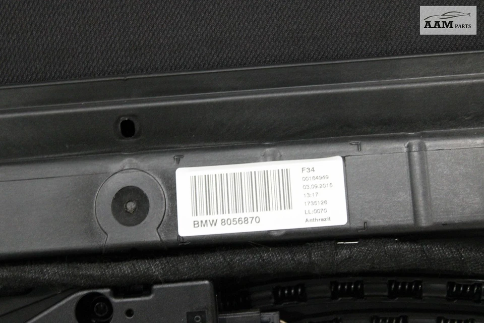 BMW 328I GT XDRIVE F34 2014-2016 techo corredizo panorámico superior techo corredizo con motor OEM Foto 4 de 4