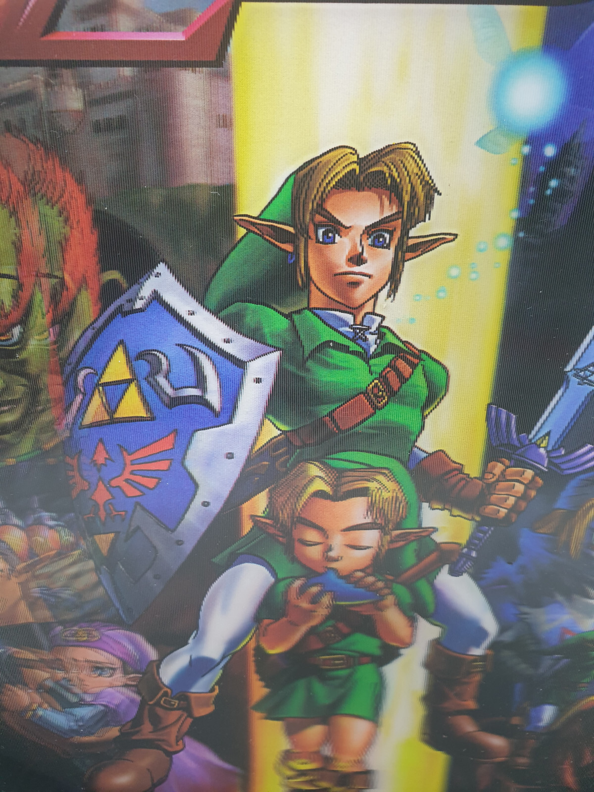 The Legend Of Zelda Framed 3D Holo Lenticular Print Art Ocarina Majora