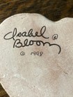 Valentines Isabel Bloom 1998 Signed Clay Heart Hugging Children — photo 5