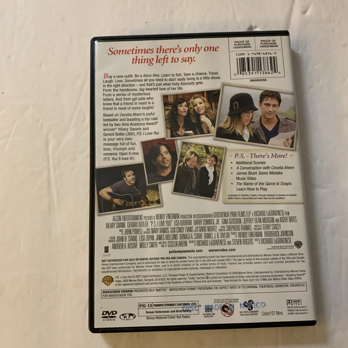 P.S. I Love You (DVD, 2008, Wide/Full Screen) NEW