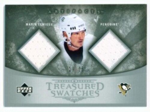 MARIO LEMIEUX "DUAL GU JERSEY CARD /25" UD ARTIFACTS 2005 - Picture 1 of 1